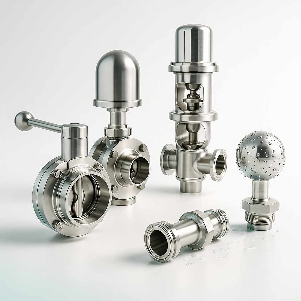 Hygienic process valves