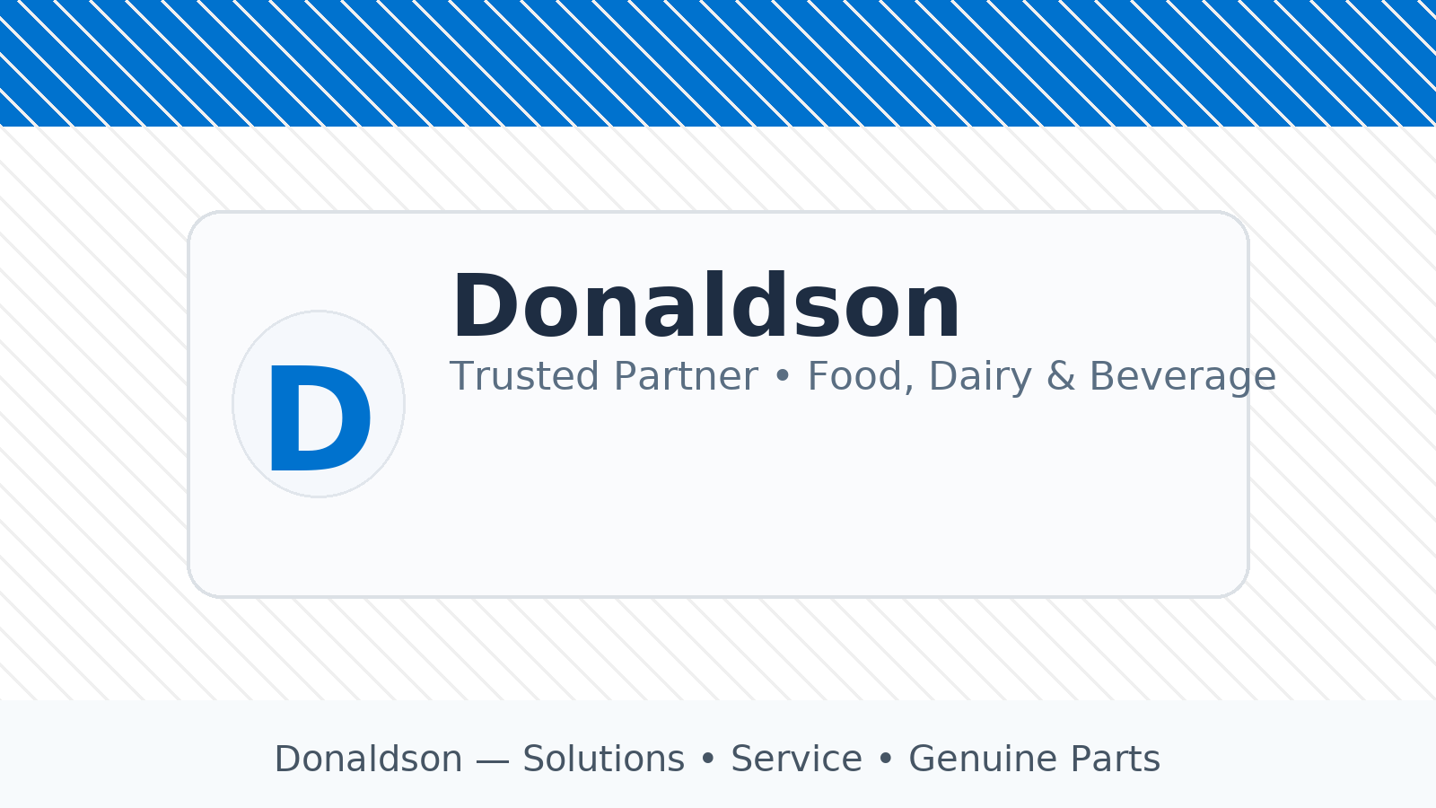Donaldson – Trusted Partner