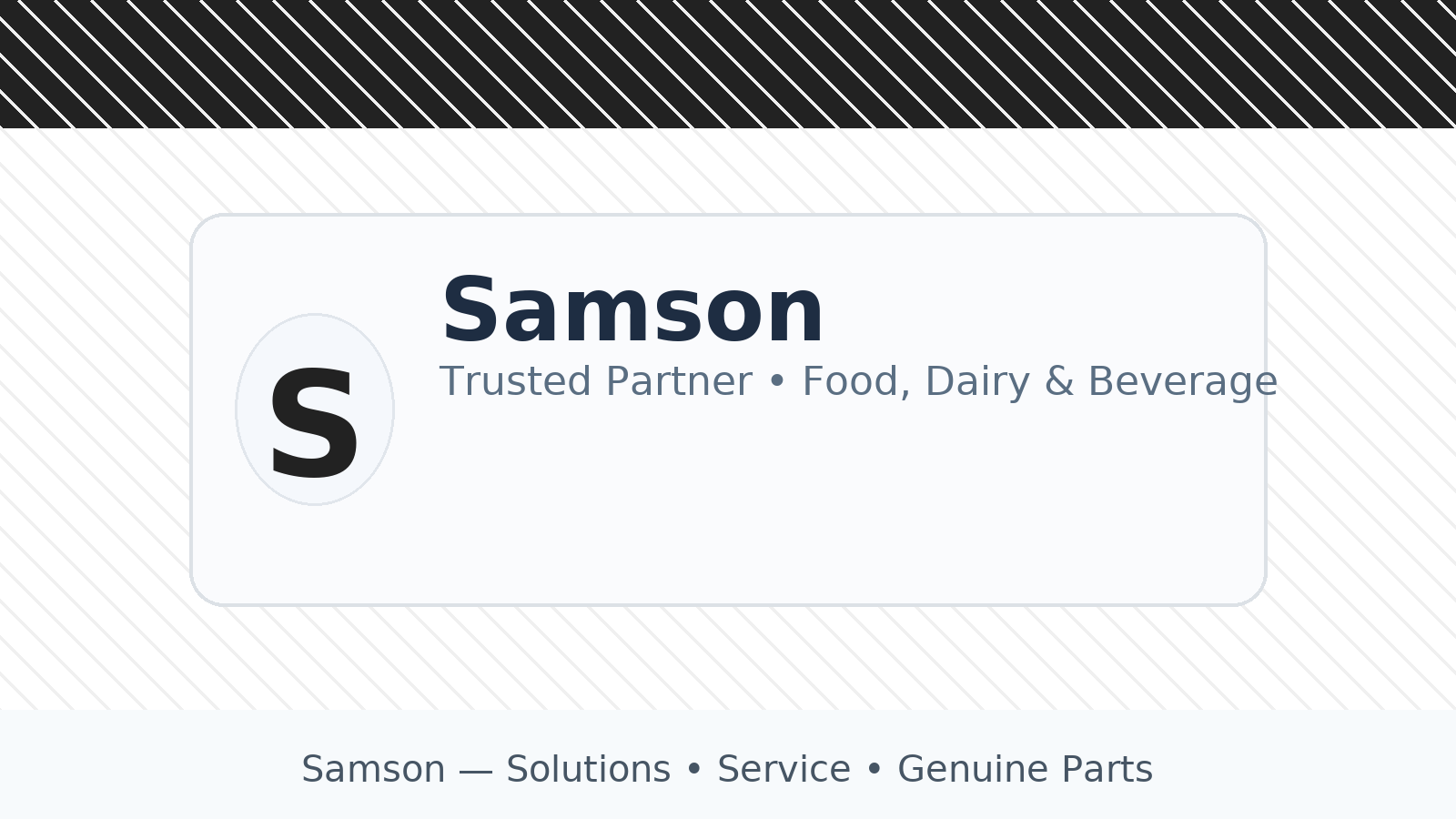 Samson – Trusted Partner